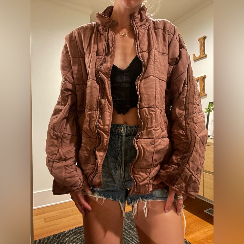 free people quilted jacket